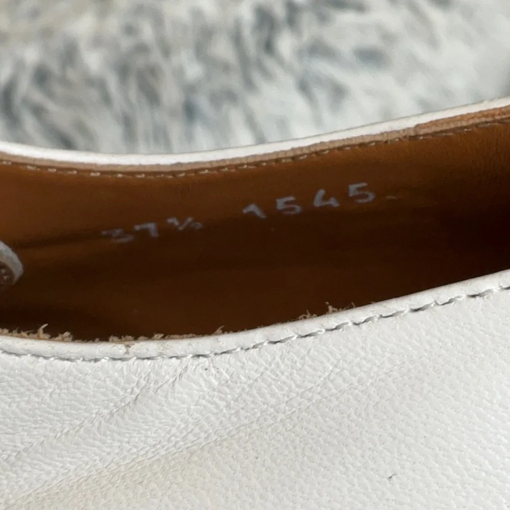 Clergerie Paris BROOK derbies, white lambskin NWOT - Picture 12 of 13